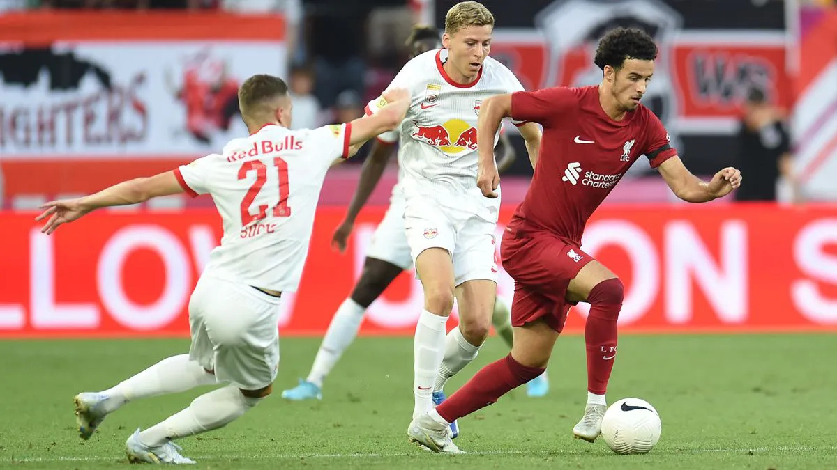 RB Salzburg giành chiến thắng trong trận giao hữu với Liverpool - Ảnh 1. RB Salzburg giành chiến thắng trong trận giao hữu với Liverpool - Ảnh 1.