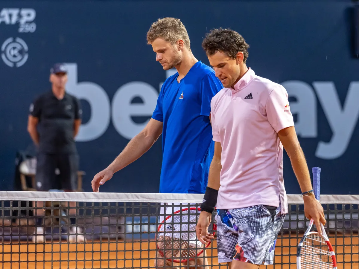 Dominic Thiem dừng bước tại tứ kết giải quần vợt Áo mở rộng - Ảnh 1. Dominic Thiem dừng bước tại tứ kết giải quần vợt Áo mở rộng - Ảnh 1.