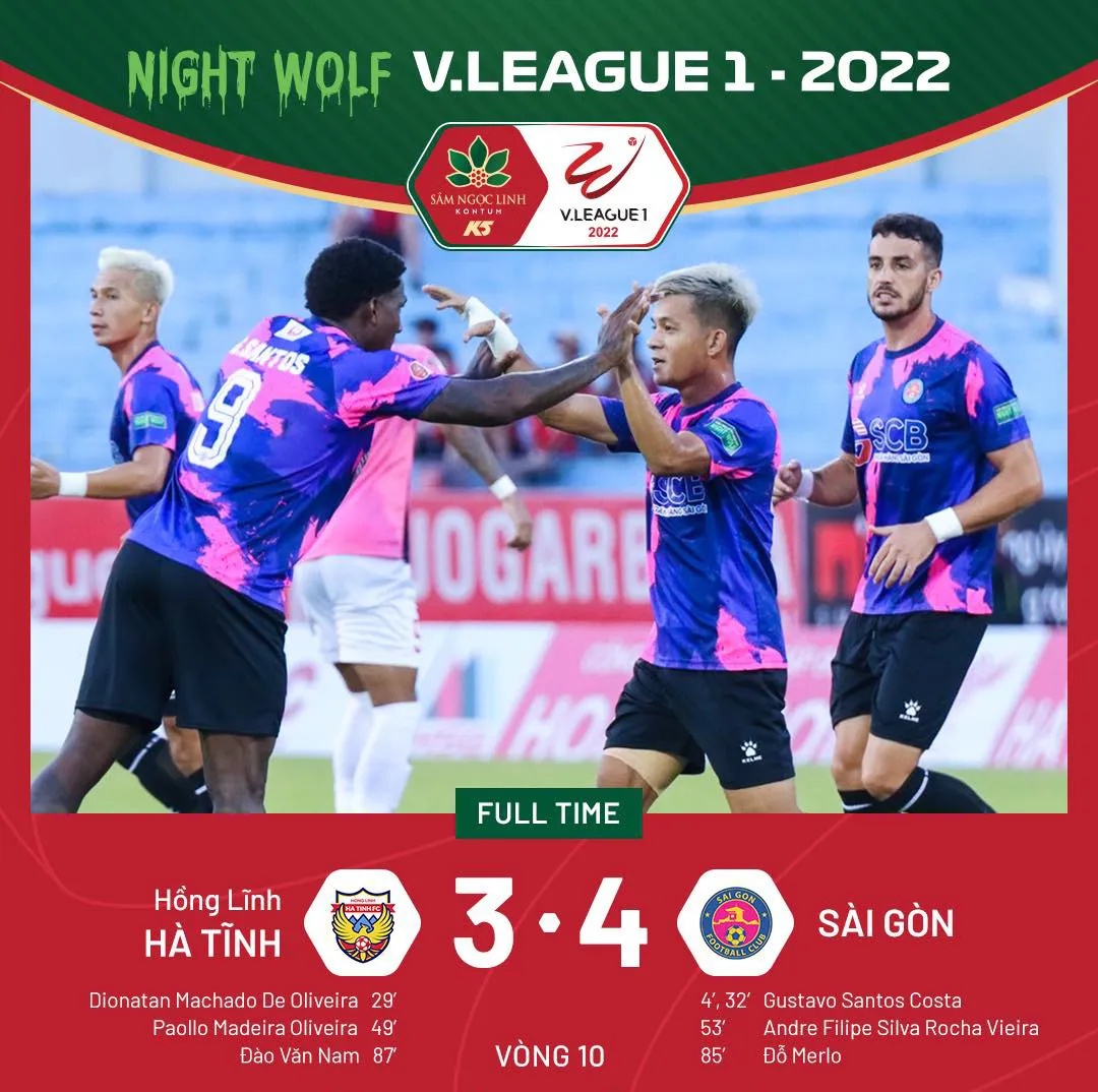HIGHLIGHTS | Hồng Lĩnh Hà Tĩnh 3-4 CLB Sài Gòn | Vòng 10 V.League 1-2022 - Ảnh 1. HIGHLIGHTS | Hồng Lĩnh Hà Tĩnh 3-4 CLB Sài Gòn | Vòng 10 V.League 1-2022 - Ảnh 1.
