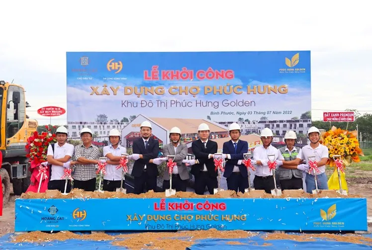 Khu đ&ocirc; thị Ph&uacute;c Hưng Golden ch&iacute;nh thức khởi c&ocirc;ng x&acirc;y dựng h&agrave;ng loạt hệ tiện &iacute;ch - Ảnh 1.
