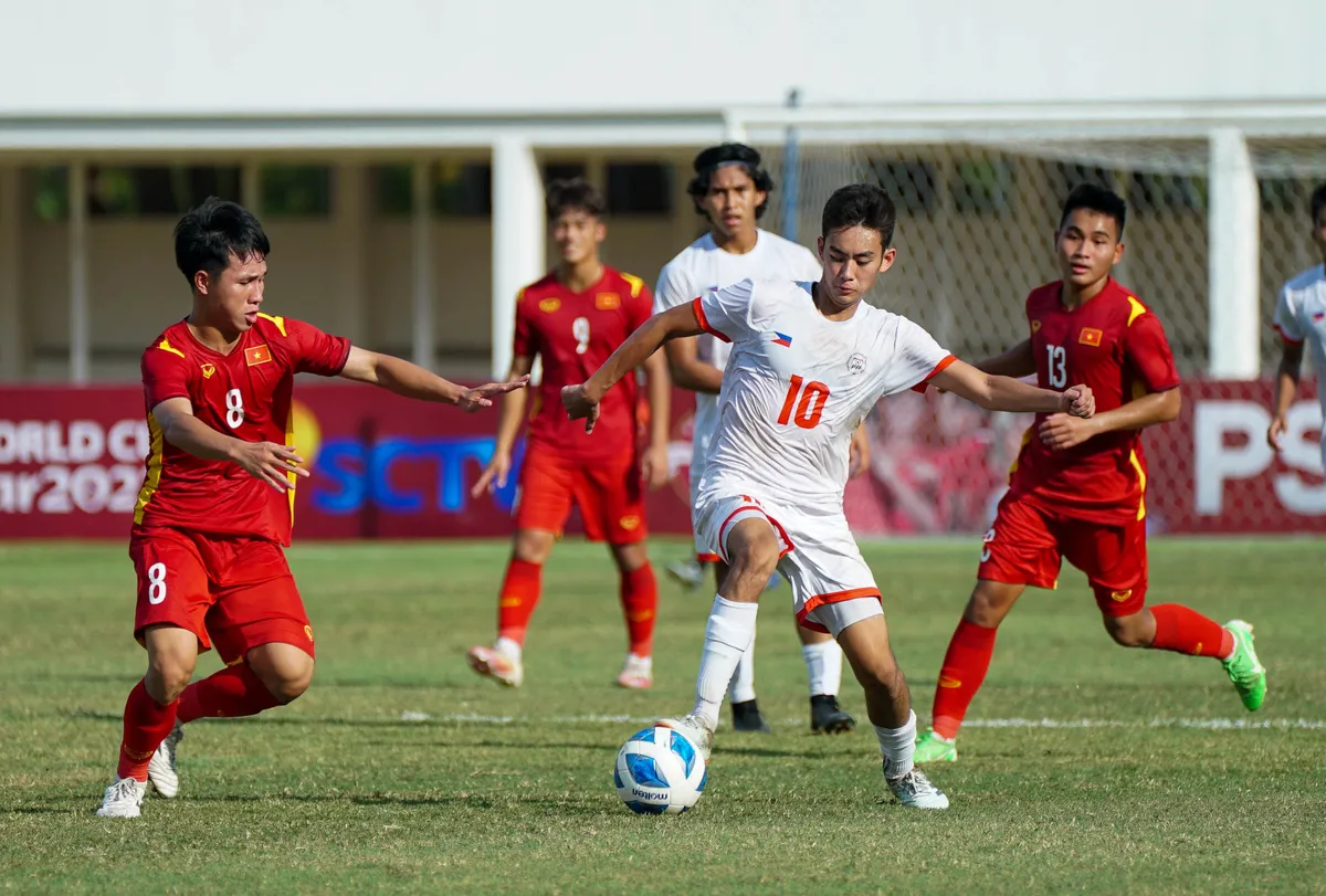 ĐT U19 Việt Nam 4-1 ĐT U19 Philippines: Chiến thắng thuyết phục - Ảnh 4. ĐT U19 Việt Nam 4-1 ĐT U19 Philippines: Chiến thắng thuyết phục - Ảnh 4.