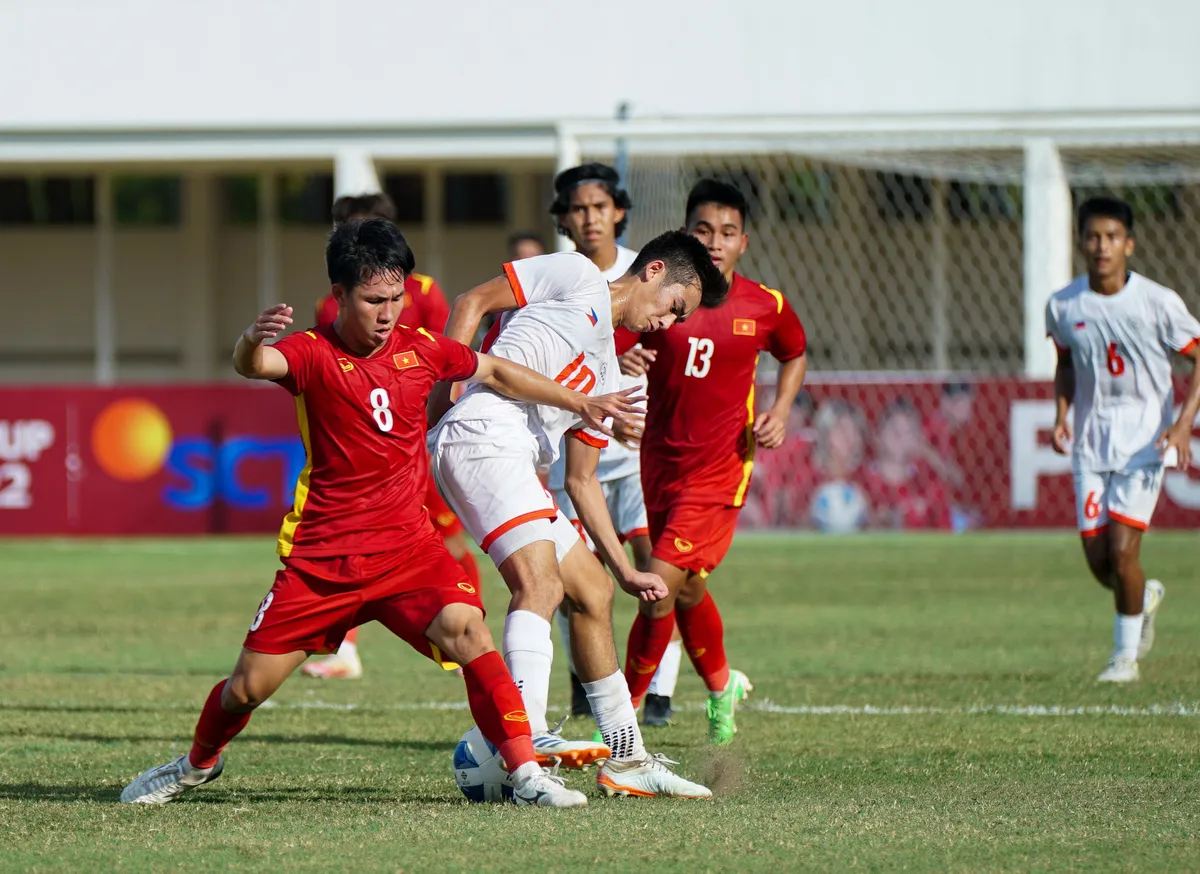 ĐT U19 Việt Nam 4-1 ĐT U19 Philippines: Chiến thắng thuyết phục - Ảnh 5. ĐT U19 Việt Nam 4-1 ĐT U19 Philippines: Chiến thắng thuyết phục - Ảnh 5.