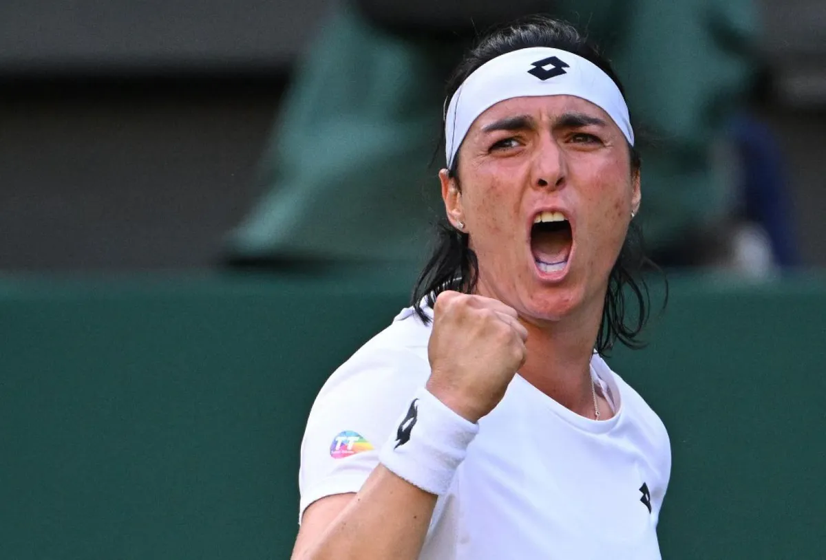Ons Jabeur làm nên lịch sử khi vào chung kết Wimbledon 2022 - Ảnh 2. Ons Jabeur làm nên lịch sử khi vào chung kết Wimbledon 2022 - Ảnh 2.