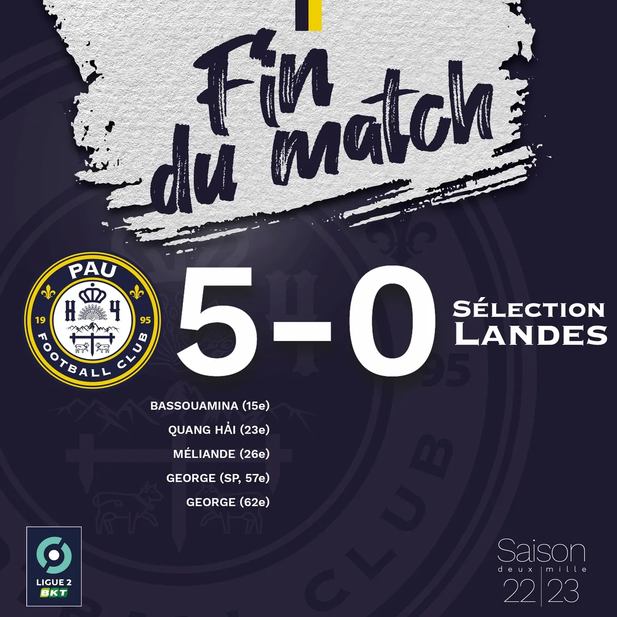 Quang Hải ghi bàn trong chiến thắng 5 sao của Pau FC - Ảnh 1. Quang Hải ghi bàn trong chiến thắng 5 sao của Pau FC - Ảnh 1.