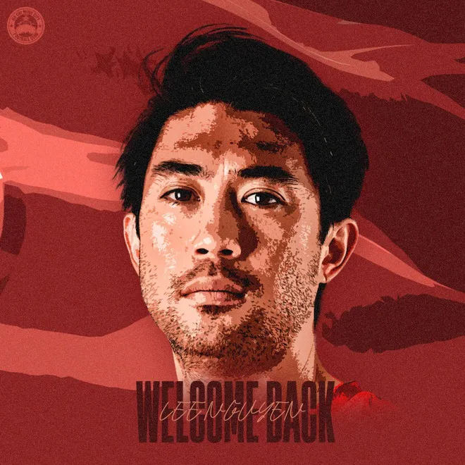 Lee Nguyễn bất ngờ tái xuất V.League - Ảnh 1. Lee Nguyễn bất ngờ tái xuất V.League - Ảnh 1.