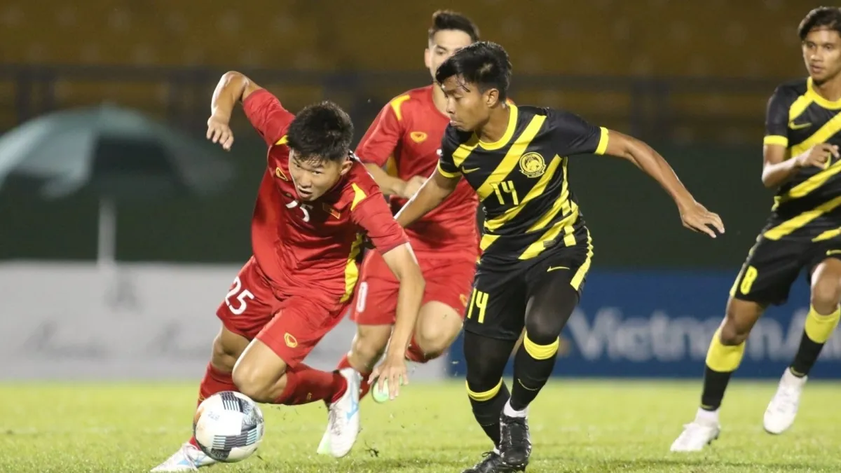 Hạ Malaysia tại loạt lu&acirc;n lưu, U19 Việt Nam v&ocirc; địch giải U19 Quốc tế 2022 - Ảnh 2.