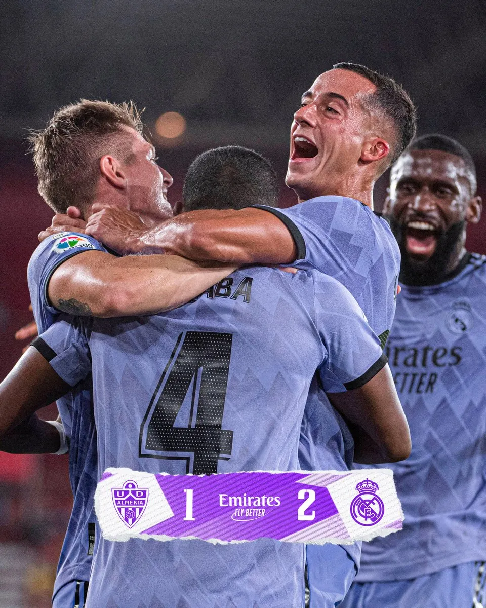 Real Madrid ngược dòng thắng kịch tính Almeira - Ảnh 2. Real Madrid ngược dòng thắng kịch tính Almeira - Ảnh 2.