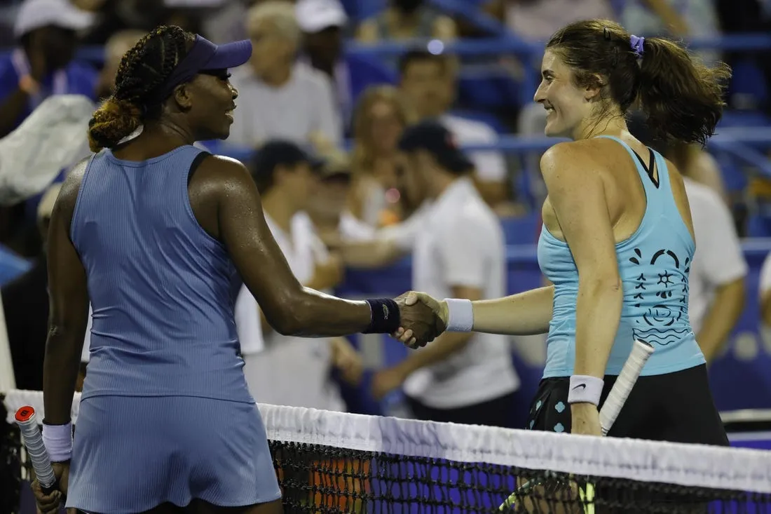 Venus Williams dừng bước tại vòng 1 Washington mở rộng - Ảnh 1. Venus Williams dừng bước tại vòng 1 Washington mở rộng - Ảnh 1.