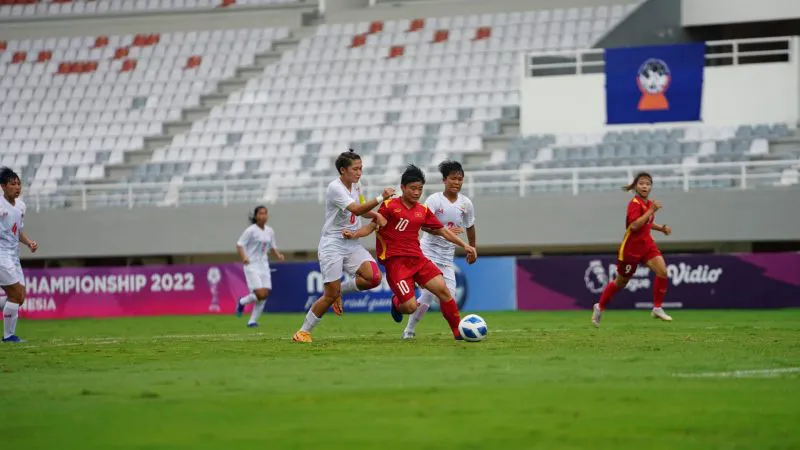 ĐT nữ U18 Việt Nam giành quyền vào chơi chung kết Đông Nam Á 2022 - Ảnh 2. ĐT nữ U18 Việt Nam giành quyền vào chơi chung kết Đông Nam Á 2022 - Ảnh 2.
