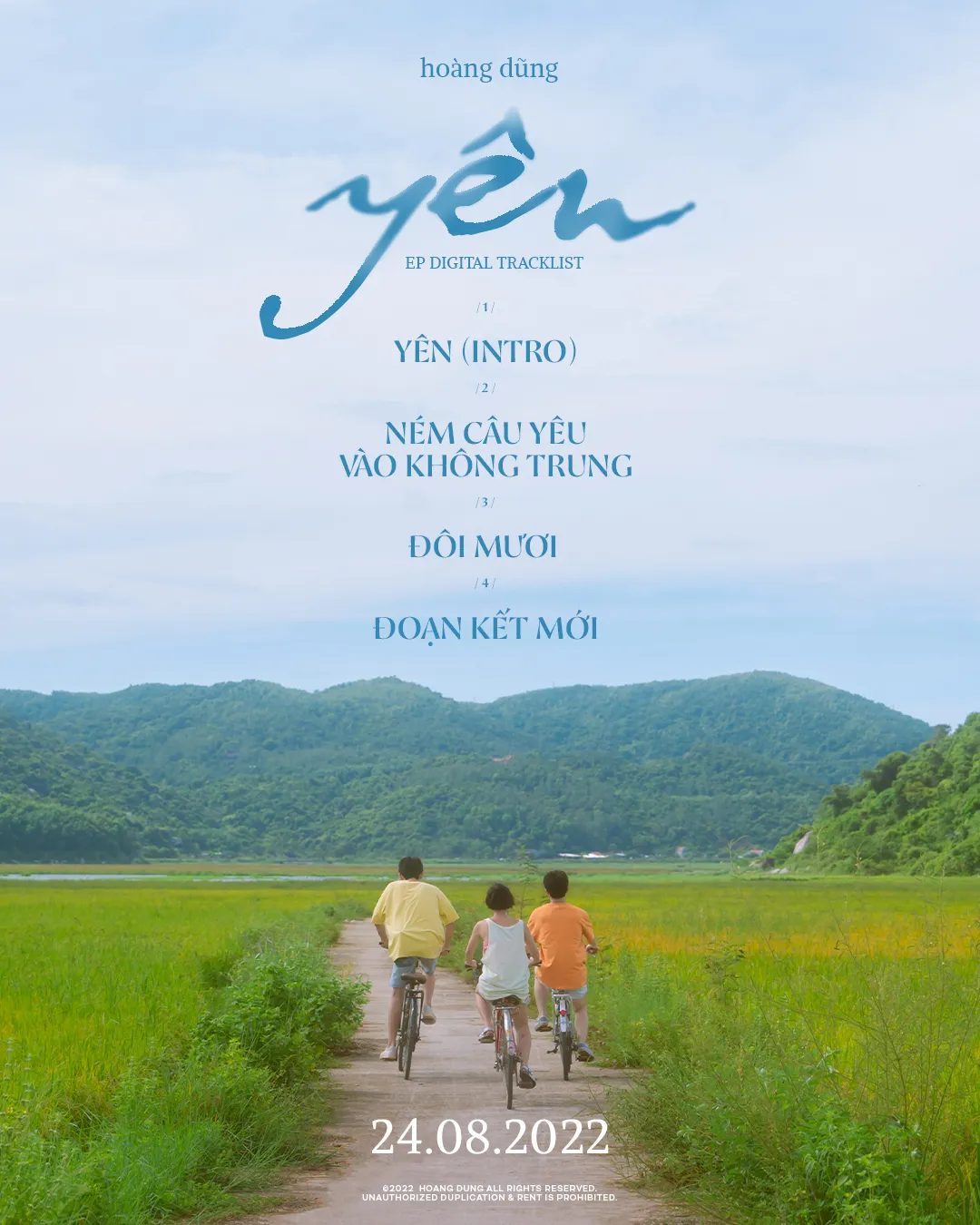 Ho&agrave;ng Dũng ph&aacute;t h&agrave;nh EP Y&ecirc;n với 4 s&aacute;ng t&aacute;c mới - Ảnh 1.