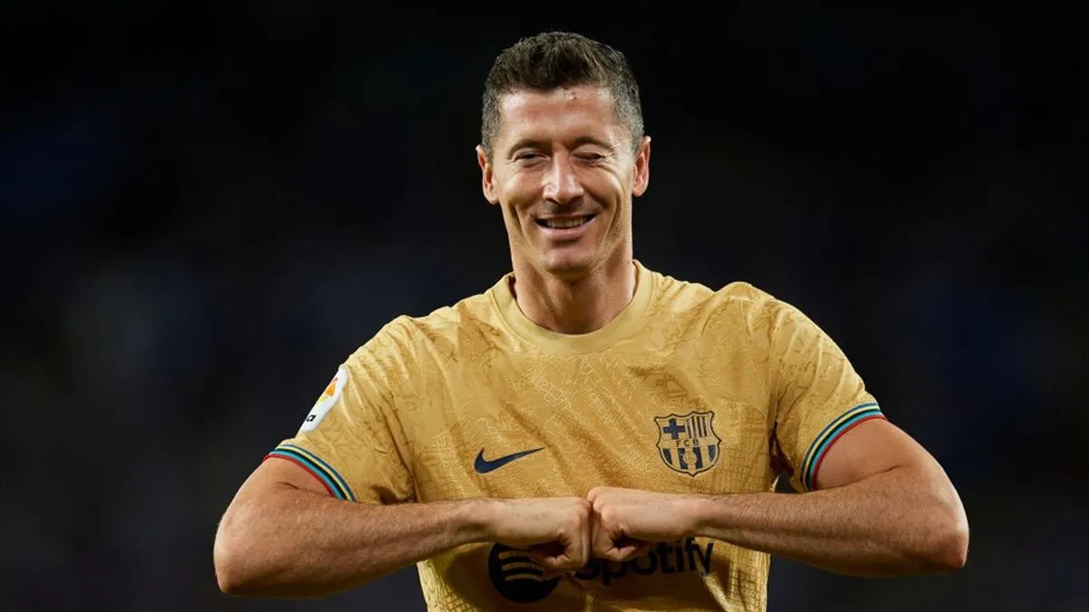 Lewandowski lập cú đúp, Barcelona có chiến thắng đầu tiên tại La Liga - Ảnh 1. Lewandowski lập cú đúp, Barcelona có chiến thắng đầu tiên tại La Liga - Ảnh 1.