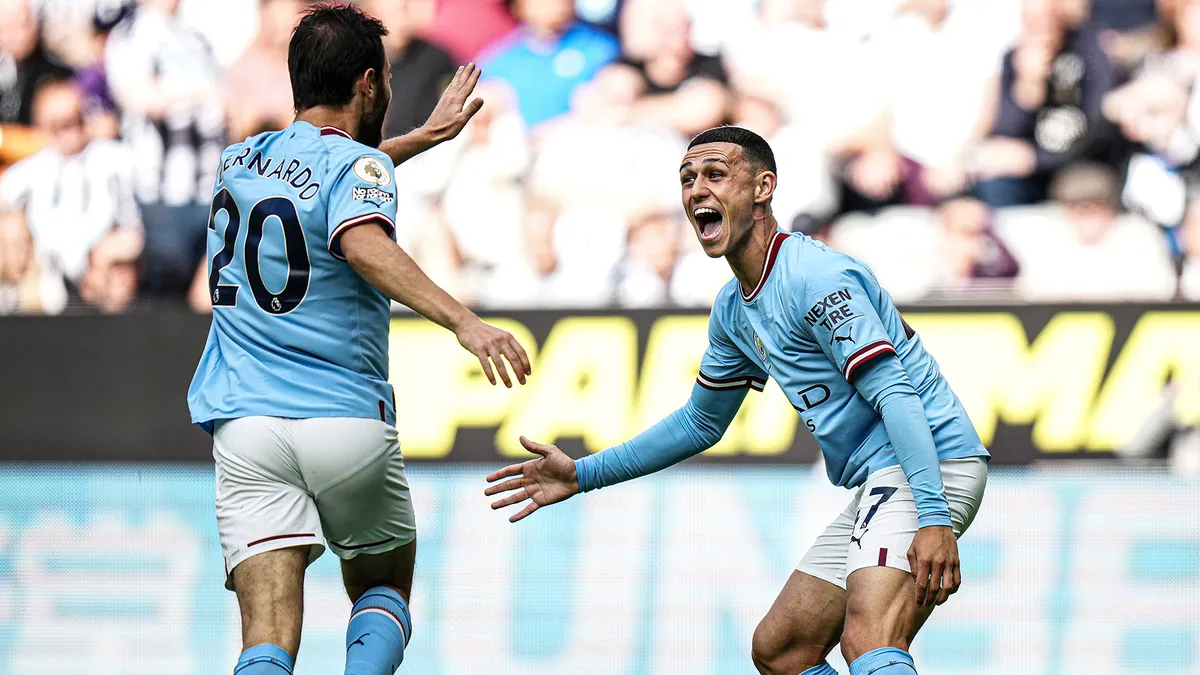 Man City chia điểm với Newcastle trong trận đấu có tới 6 bàn thắng - Ảnh 2. Man City chia điểm với Newcastle trong trận đấu có tới 6 bàn thắng - Ảnh 2.