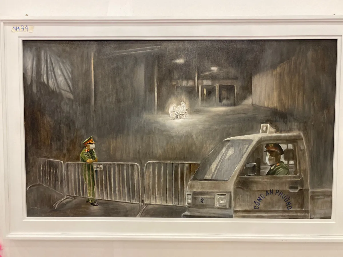 Chi&ecirc;m ngưỡng những t&aacute;c phẩm đạt giải tại Festival Mỹ thuật trẻ 2022 lần thứ 6 - Ảnh 11.