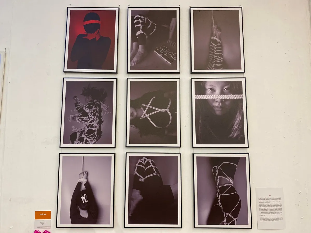 Chi&ecirc;m ngưỡng những t&aacute;c phẩm đạt giải tại Festival Mỹ thuật trẻ 2022 lần thứ 6 - Ảnh 9.