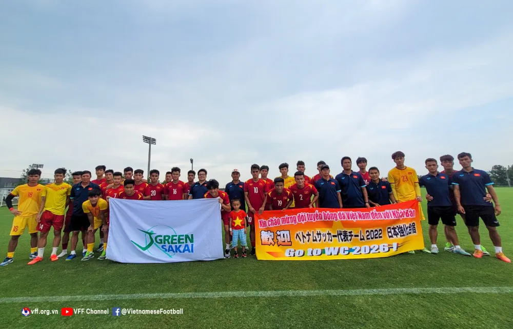 U20 Việt Nam hoàn thành bài kiểm tra trước “quân xanh” Tuyển Đại học Osaka Sangyo - Ảnh 5. U20 Việt Nam hoàn thành bài kiểm tra trước “quân xanh” Tuyển Đại học Osaka Sangyo - Ảnh 5.
