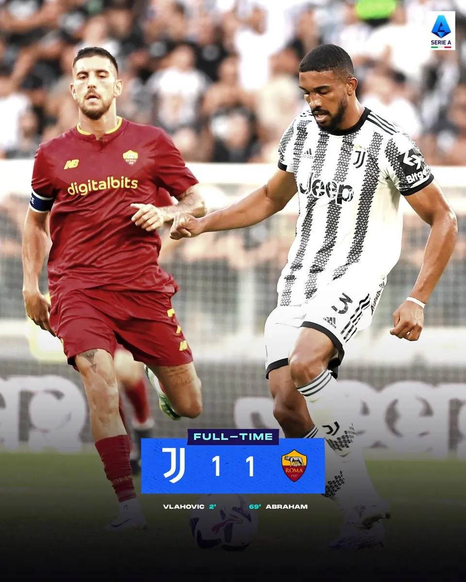Vòng 3 VĐQG Italia Serie A: Juve chia điểm Roma, AC Milan thắng dễ - Ảnh 1. Vòng 3 VĐQG Italia Serie A: Juve chia điểm Roma, AC Milan thắng dễ - Ảnh 1.