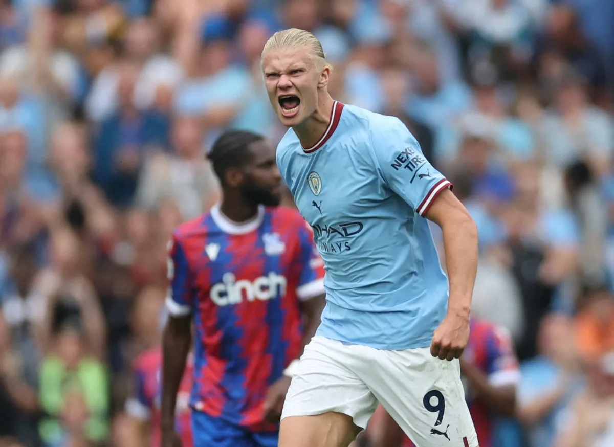 Haaland lập hat-trick, Man City ngược dòng ngoạn mục - Ảnh 1. Haaland lập hat-trick, Man City ngược dòng ngoạn mục - Ảnh 1.