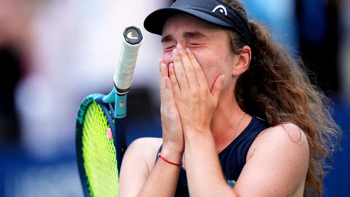 Simona Halep dừng bước tại vòng 1 giải quần vợt Mỹ mở rộng - Ảnh 1. Simona Halep dừng bước tại vòng 1 giải quần vợt Mỹ mở rộng - Ảnh 1.
