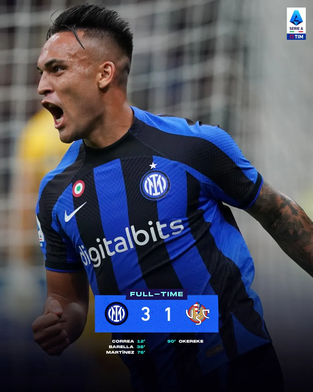 Vòng 3 Serie A: Inter, Roma thắng ấn tượng, AC Milan hòa thất vọng - Ảnh 2. Vòng 3 Serie A: Inter, Roma thắng ấn tượng, AC Milan hòa thất vọng - Ảnh 2.
