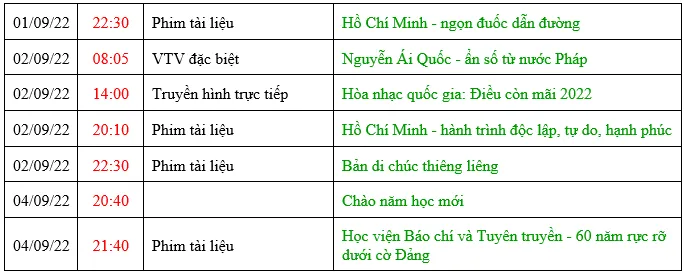 Xem gì dịp nghỉ lễ Quốc khánh 2/9 trên sóng VTV? - Ảnh 1.