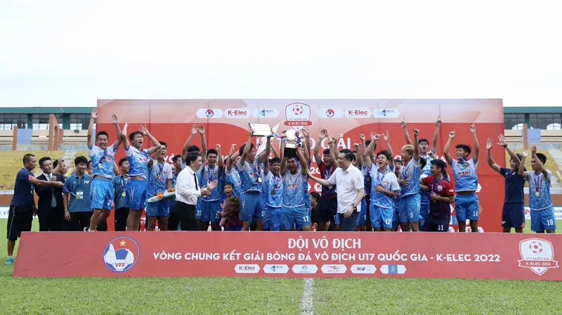 Chung kết U17 Quốc gia 2022: U17 PVF đăng quang ngôi Vô địch - Ảnh 9. Chung kết U17 Quốc gia 2022: U17 PVF đăng quang ngôi Vô địch - Ảnh 9.