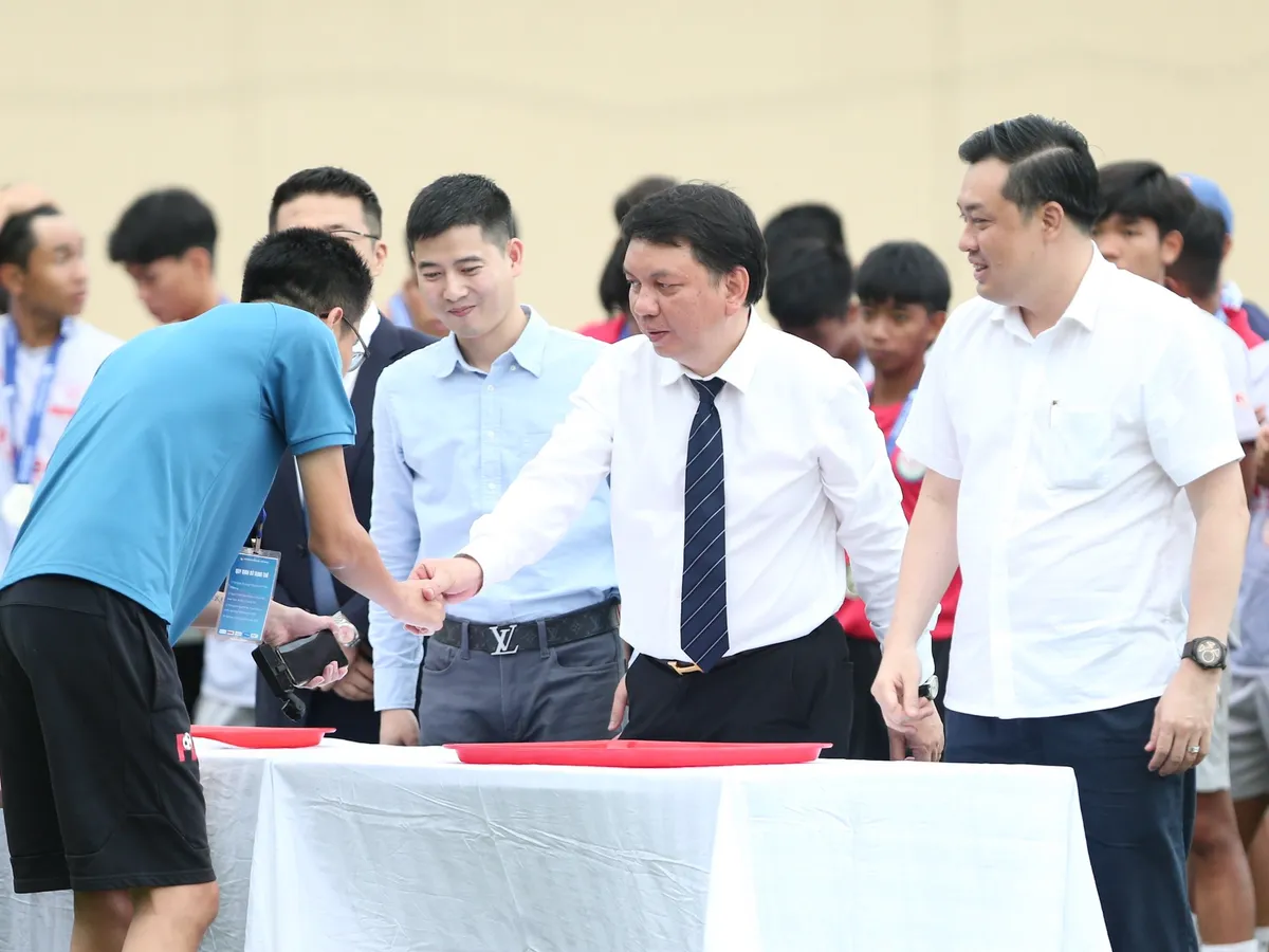 Chung kết U17 Quốc gia 2022: U17 PVF đăng quang ngôi Vô địch - Ảnh 3. Chung kết U17 Quốc gia 2022: U17 PVF đăng quang ngôi Vô địch - Ảnh 3.