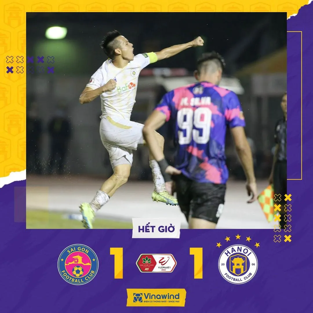 CLB Hà Nội chia điểm trước CLB Sài Gòn trong cơn mưa - Ảnh 3. CLB Hà Nội chia điểm trước CLB Sài Gòn trong cơn mưa - Ảnh 3.