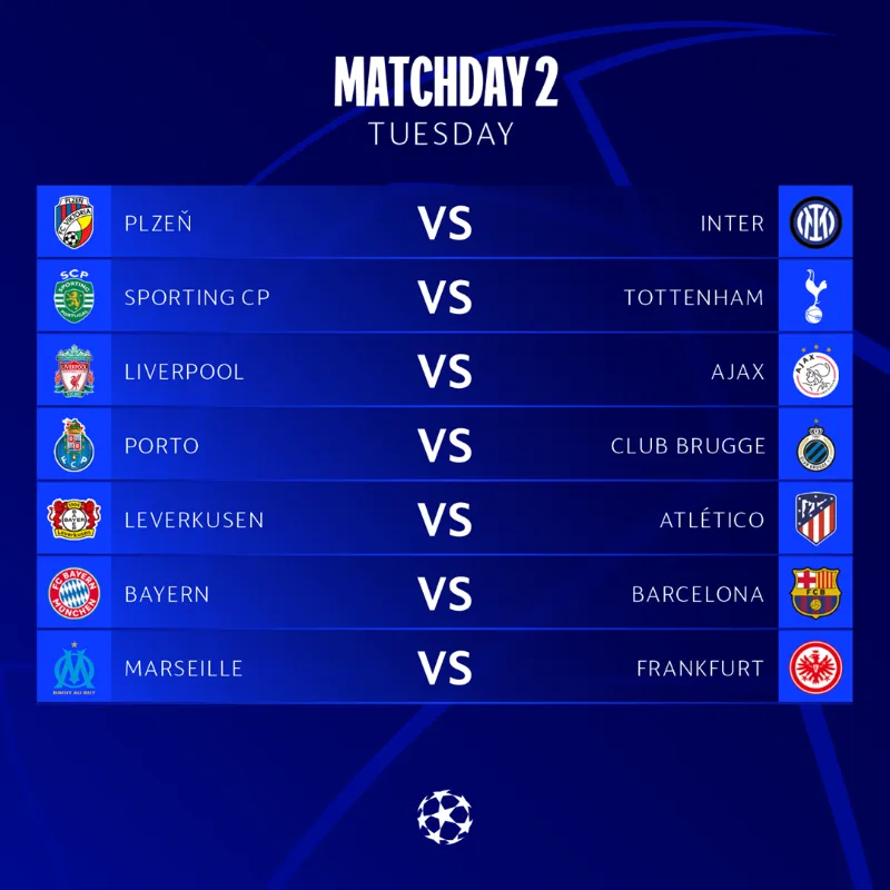 Lịch thi đấu UEFA Champions League hôm nay: Tâm điểm Bayern Munich vs Barcelona - Ảnh 1. Lịch thi đấu UEFA Champions League hôm nay: Tâm điểm Bayern Munich vs Barcelona - Ảnh 1.