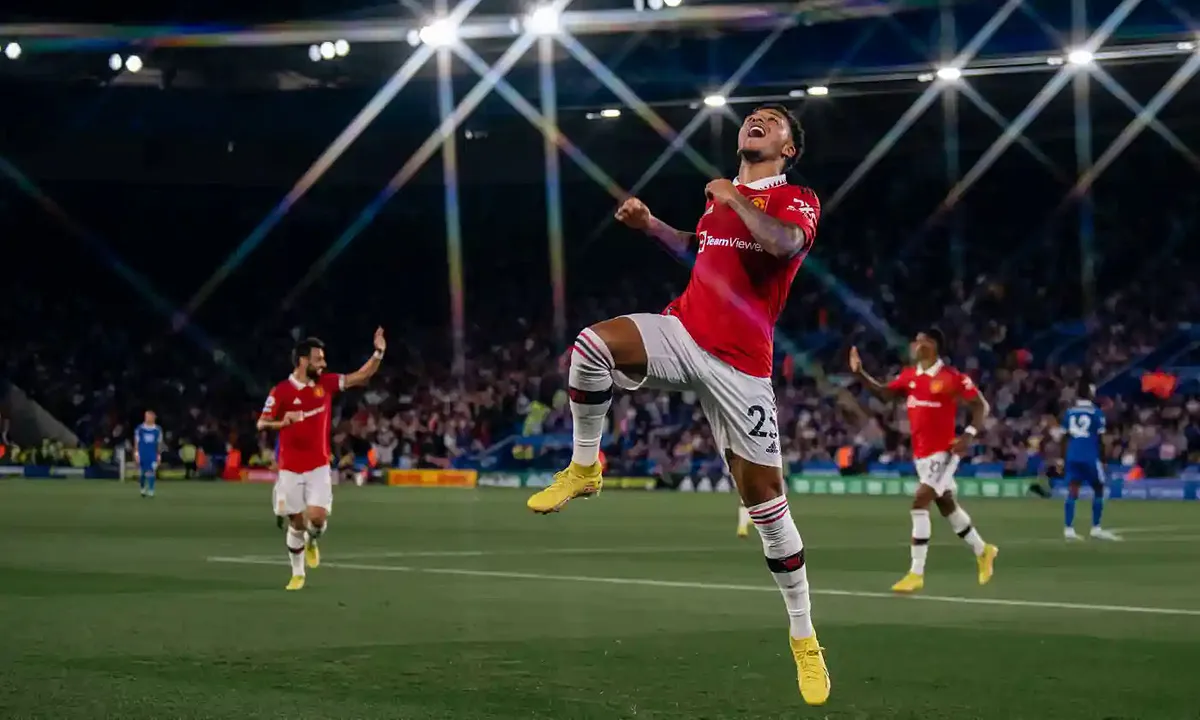 Sancho lập công, Man Utd thắng tối thiểu trước Leicester City - Ảnh 1. Sancho lập công, Man Utd thắng tối thiểu trước Leicester City - Ảnh 1.