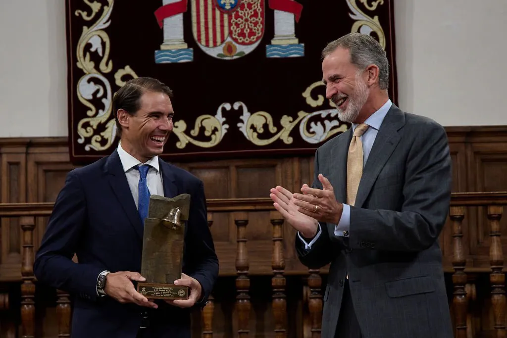 Rafael Nadal nhận giải thưởng Camino Real của nhà vua Tây Ban Nha - Ảnh 1. Rafael Nadal nhận giải thưởng Camino Real của nhà vua Tây Ban Nha - Ảnh 1.