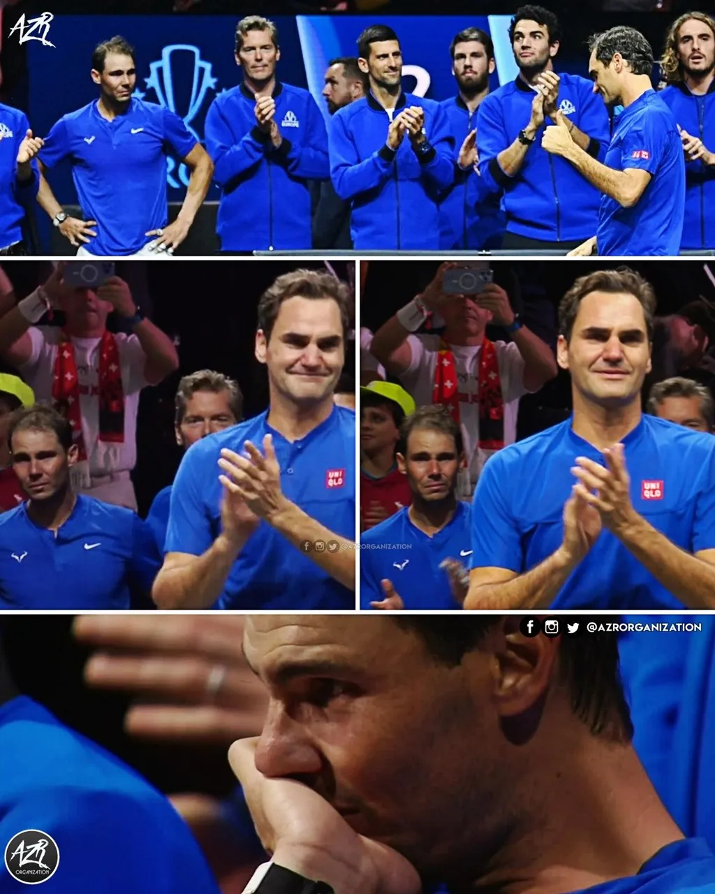 Xúc động khoảnh khắc Nadal rơi lệ ngày Federer giải nghệ - Ảnh 3. Xúc động khoảnh khắc Nadal rơi lệ ngày Federer giải nghệ - Ảnh 3.