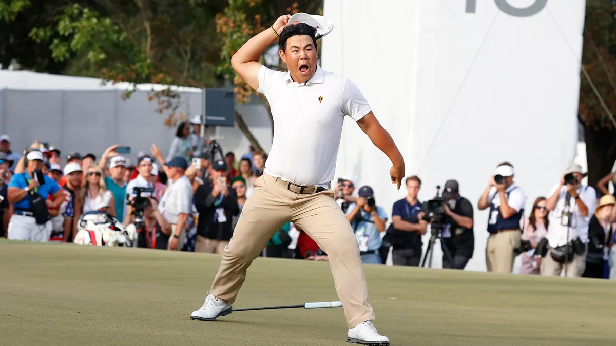Presidents Cup 2022 | Tom Kim tỏa sáng, ĐT Quốc tế rút ngắn cách biệt - Ảnh 1. Presidents Cup 2022 | Tom Kim tỏa sáng, ĐT Quốc tế rút ngắn cách biệt - Ảnh 1.