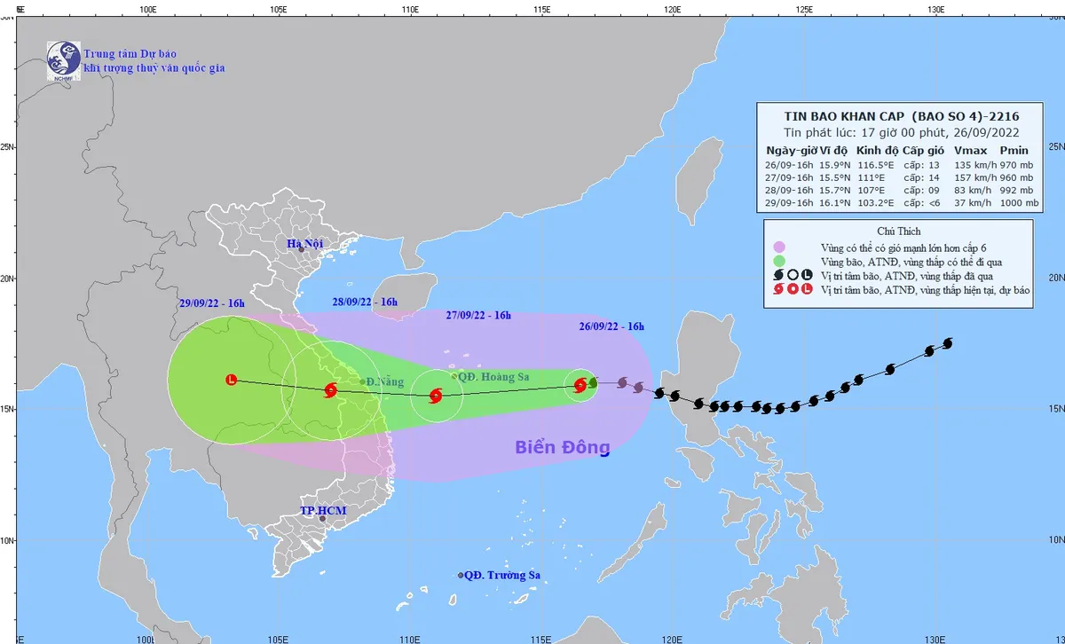 CẬP NHẬT: Bão số 4 tăng 1 cấp, dự báo còn mạnh thêm - Ảnh 16.