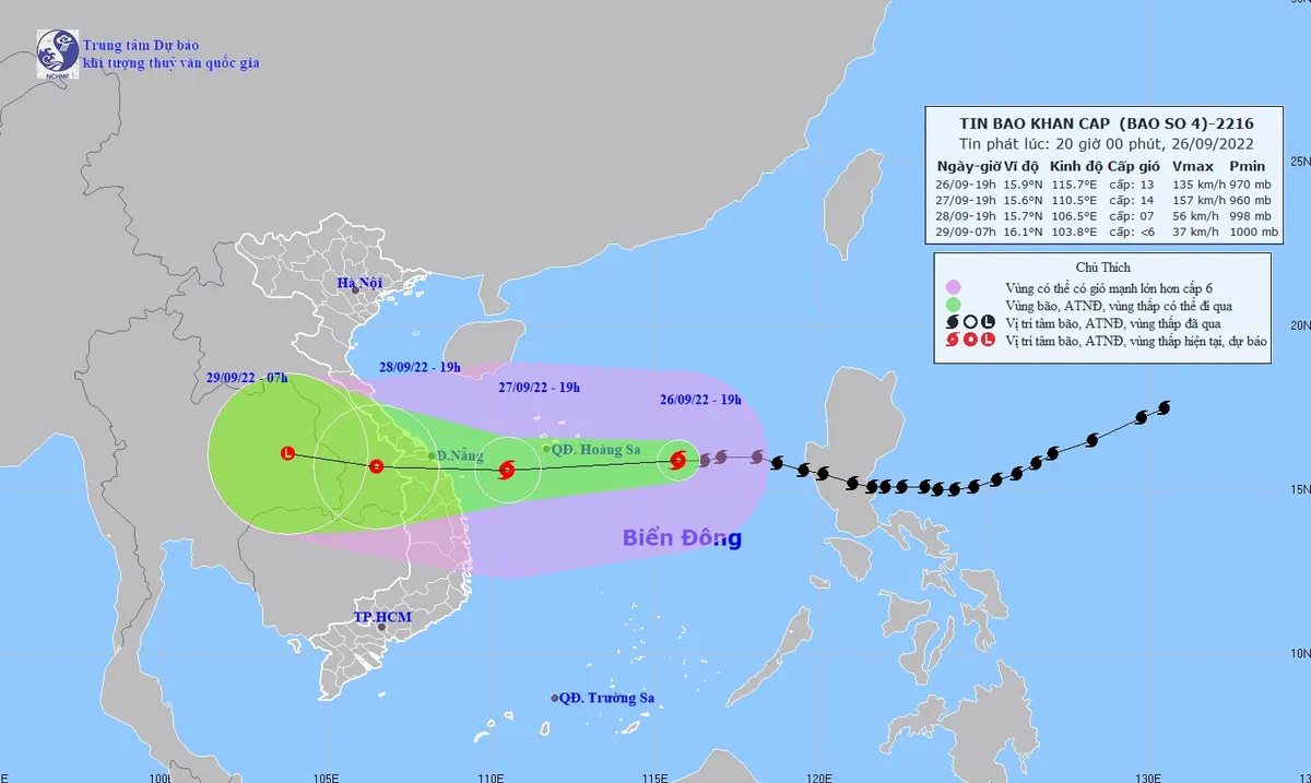 CẬP NHẬT: Bão số 4 tăng 1 cấp, dự báo còn mạnh thêm - Ảnh 12.