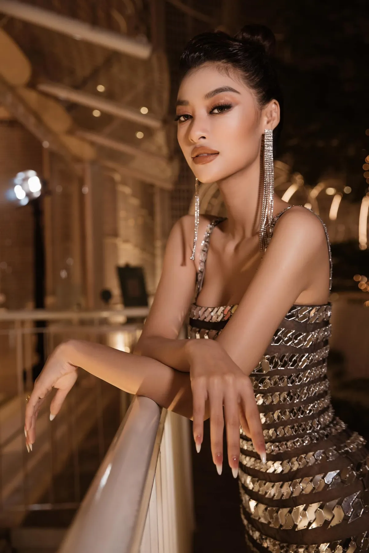 Bùi Lan Hương xuất hiện trong đêm Chung khảo Miss Grand Vietnam 2022 - Ảnh 3.