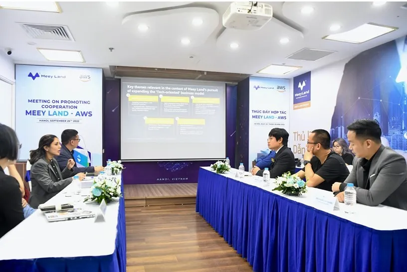 Amazon Web Service gặp gỡ v&agrave; th&uacute;c đẩy hợp t&aacute;c với Meey Land - Ảnh 1.