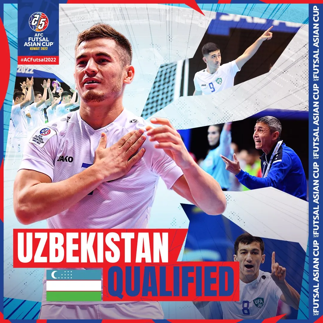 VCK Futsal châu Á 2022: ĐT Uzbekistan sớm giành quyền vào tứ kết - Ảnh 1. VCK Futsal châu Á 2022: ĐT Uzbekistan sớm giành quyền vào tứ kết - Ảnh 1.