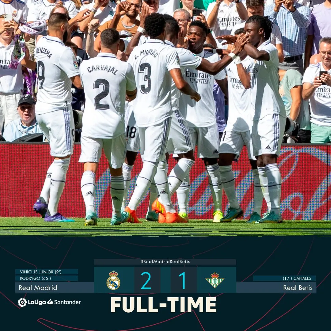 Bộ đội Brazil tỏa sáng, Real Madrid nhọc nhằn vượt qua Betis - Ảnh 2. Bộ đội Brazil tỏa sáng, Real Madrid nhọc nhằn vượt qua Betis - Ảnh 2.