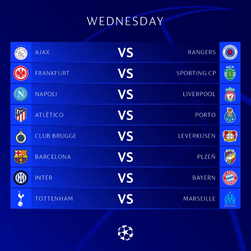 Lịch thi đấu UEFA Champions League hôm nay, 6/9: Tâm điểm PSG vs Juventus - Ảnh 2. Lịch thi đấu UEFA Champions League hôm nay, 6/9: Tâm điểm PSG vs Juventus - Ảnh 2.