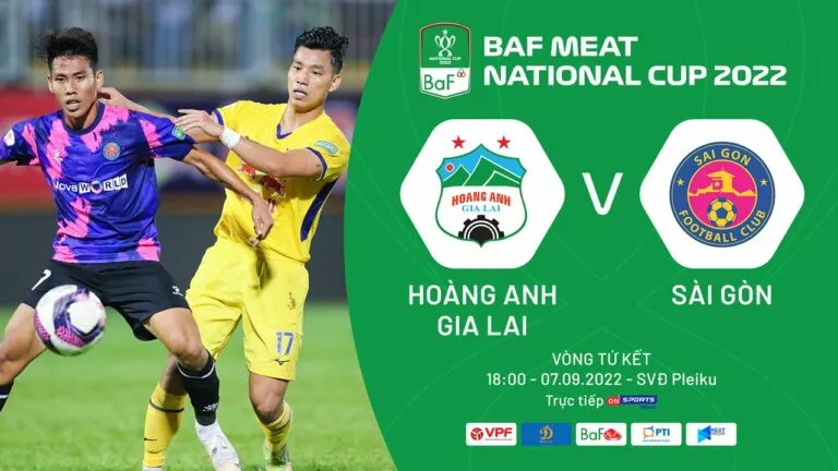 Thông tin trước trận đấu: HAGL - CLB Sài Gòn | Tứ kết cúp Quốc gia, 18h00 ngày 07/9 - Ảnh 1. Thông tin trước trận đấu: HAGL - CLB Sài Gòn | Tứ kết cúp Quốc gia, 18h00 ngày 07/9 - Ảnh 1.