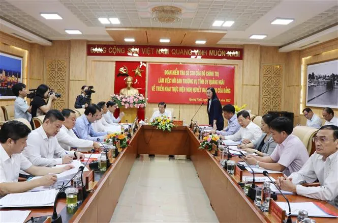 Kiểm tra thực hiện Nghị quyết Đại hội XIII tại một số địa phương, đơn vị - Ảnh 1. Kiểm tra thực hiện Nghị quyết Đại hội XIII tại một số địa phương, đơn vị - Ảnh 1.