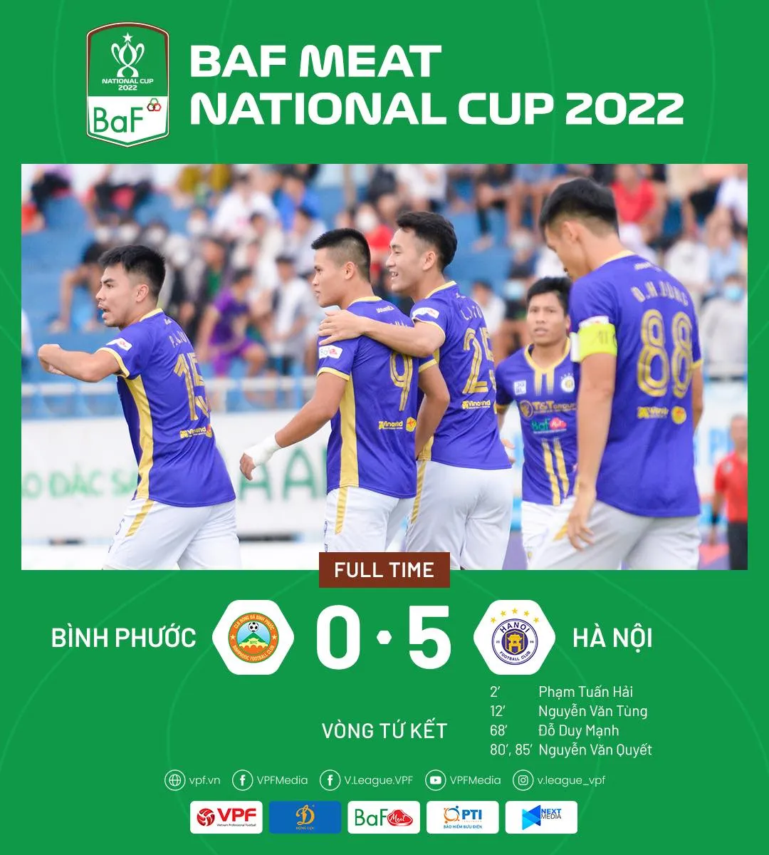 CLB Hà Nội, Topenland Bình Định giành quyền vào bán kết cúp Quốc gia 2022 - Ảnh 1. CLB Hà Nội, Topenland Bình Định giành quyền vào bán kết cúp Quốc gia 2022 - Ảnh 1.