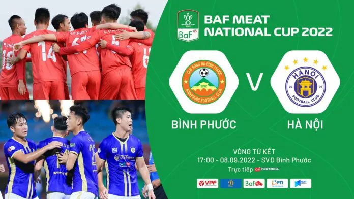 CLB Bình Phước - CLB Hà Nội | Đội khách không thể chủ quan | Tứ kết Cúp Quốc gia 2022 - Ảnh 1. CLB Bình Phước - CLB Hà Nội | Đội khách không thể chủ quan | Tứ kết Cúp Quốc gia 2022 - Ảnh 1.