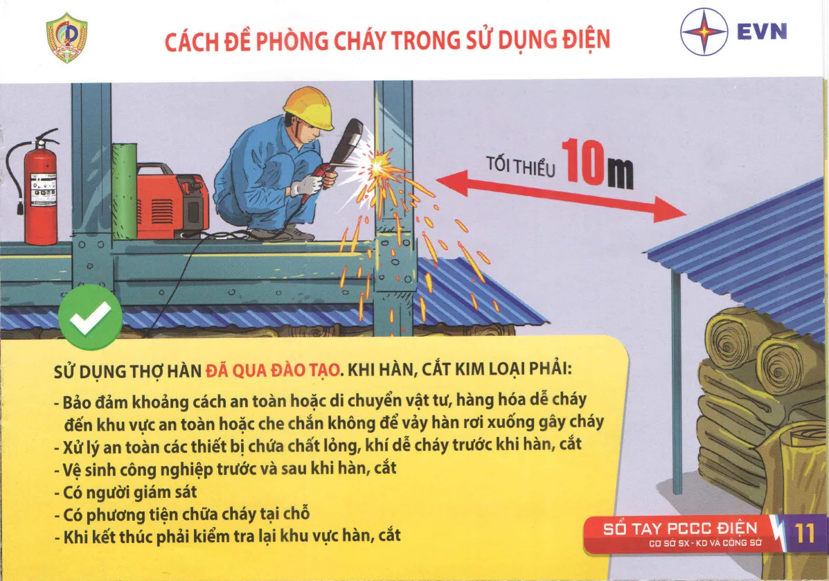 Kỹ năng phòng cháy chữa cháy điện tại các cơ sở sản xuất, kinh doanh và công sở - Ảnh 9.