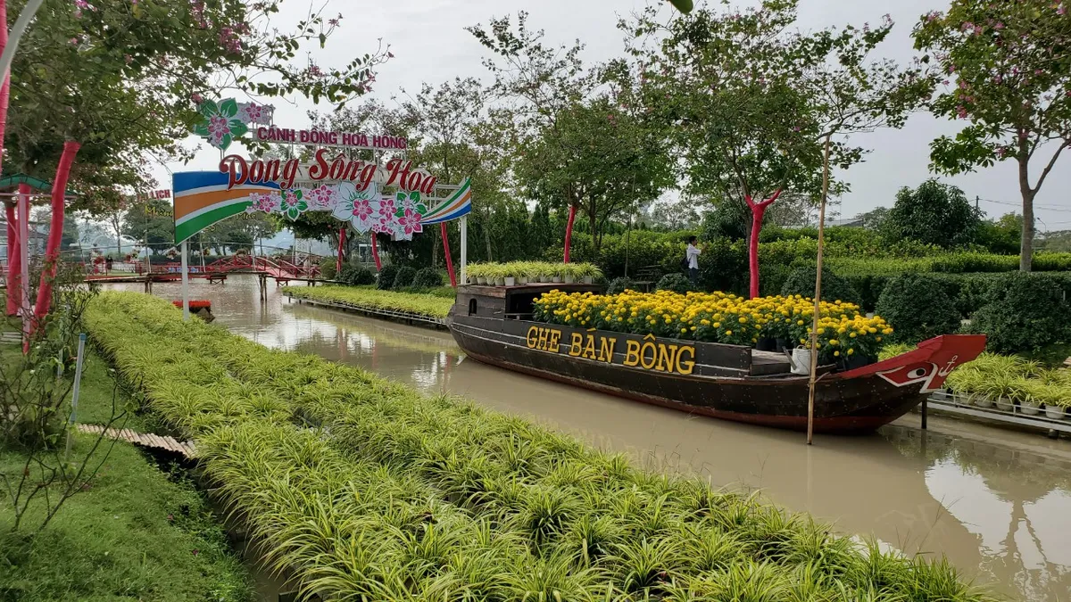 Làng hoa Sa Đéc nườm nượp đón khách ngày đầu năm mới - Ảnh 6.