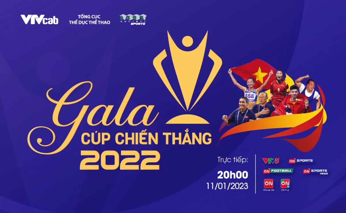Gala Cúp Chiến Thắng 2022 trực tiếp trên VTV5 và VTVcab - Ảnh 1.
