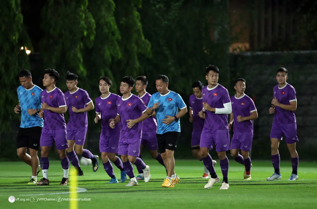 ĐT Việt Nam đã sẵn sàng cho trận chung kết lượt về gặp Thái Lan | AFF Cup 2022 - Ảnh 1. ĐT Việt Nam đã sẵn sàng cho trận chung kết lượt về gặp Thái Lan | AFF Cup 2022 - Ảnh 1.