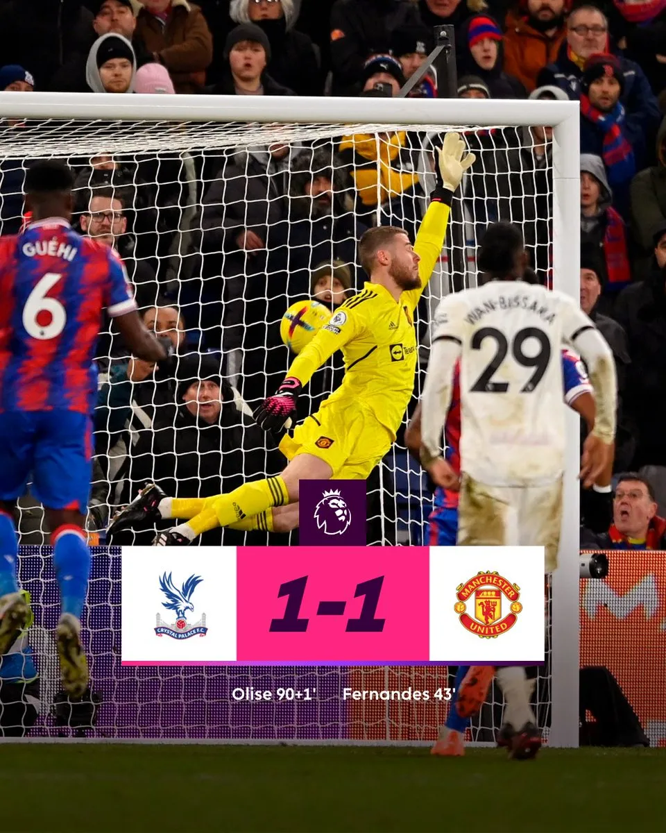 Man Utd chia điểm kịch tính với Crystal Palace | Đá bù vòng 7 Ngoại hạng Anh - Ảnh 3.