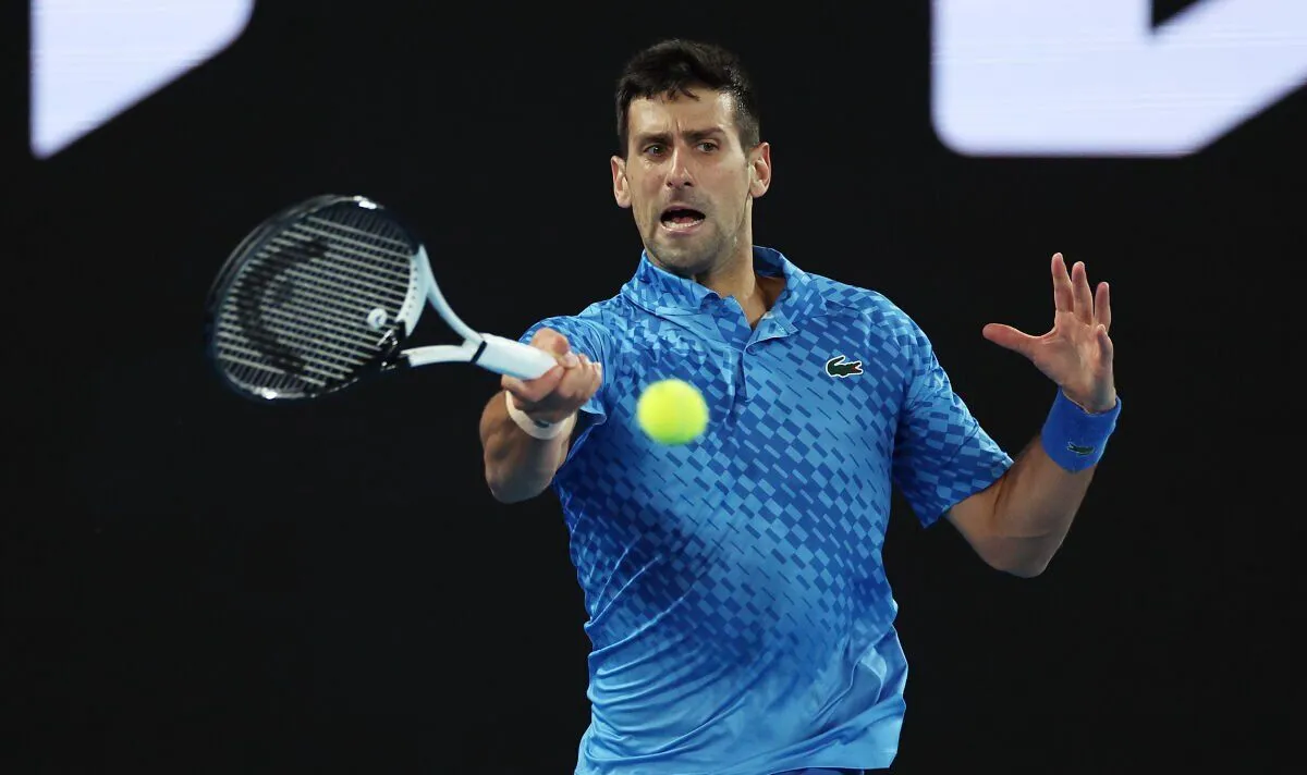 Novak Djokovic vất vả vượt qua Grigor Dimitrov tại vòng 3 Australia mở rộng - Ảnh 1. Novak Djokovic vất vả vượt qua Grigor Dimitrov tại vòng 3 Australia mở rộng - Ảnh 1.