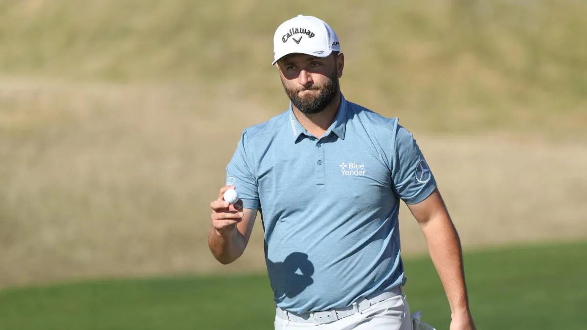 Jon Rahm và Davis Thompson cùng dẫn đầu sau vòng 3 giải golf The American Express - Ảnh 1. Jon Rahm và Davis Thompson cùng dẫn đầu sau vòng 3 giải golf The American Express - Ảnh 1.
